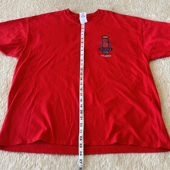 BB King blues club Orlando Florida short sleeve shirt red size XL - Picture 12 of 16